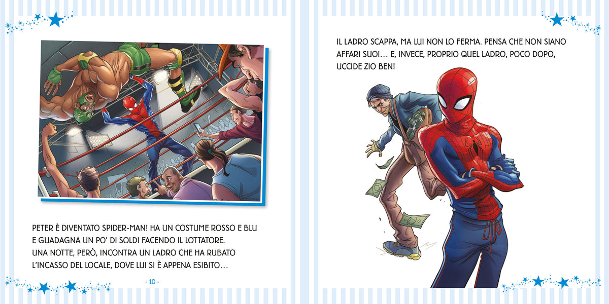 Spider-Man 7 Storie per la settimana Eroi tra i grattacieli
