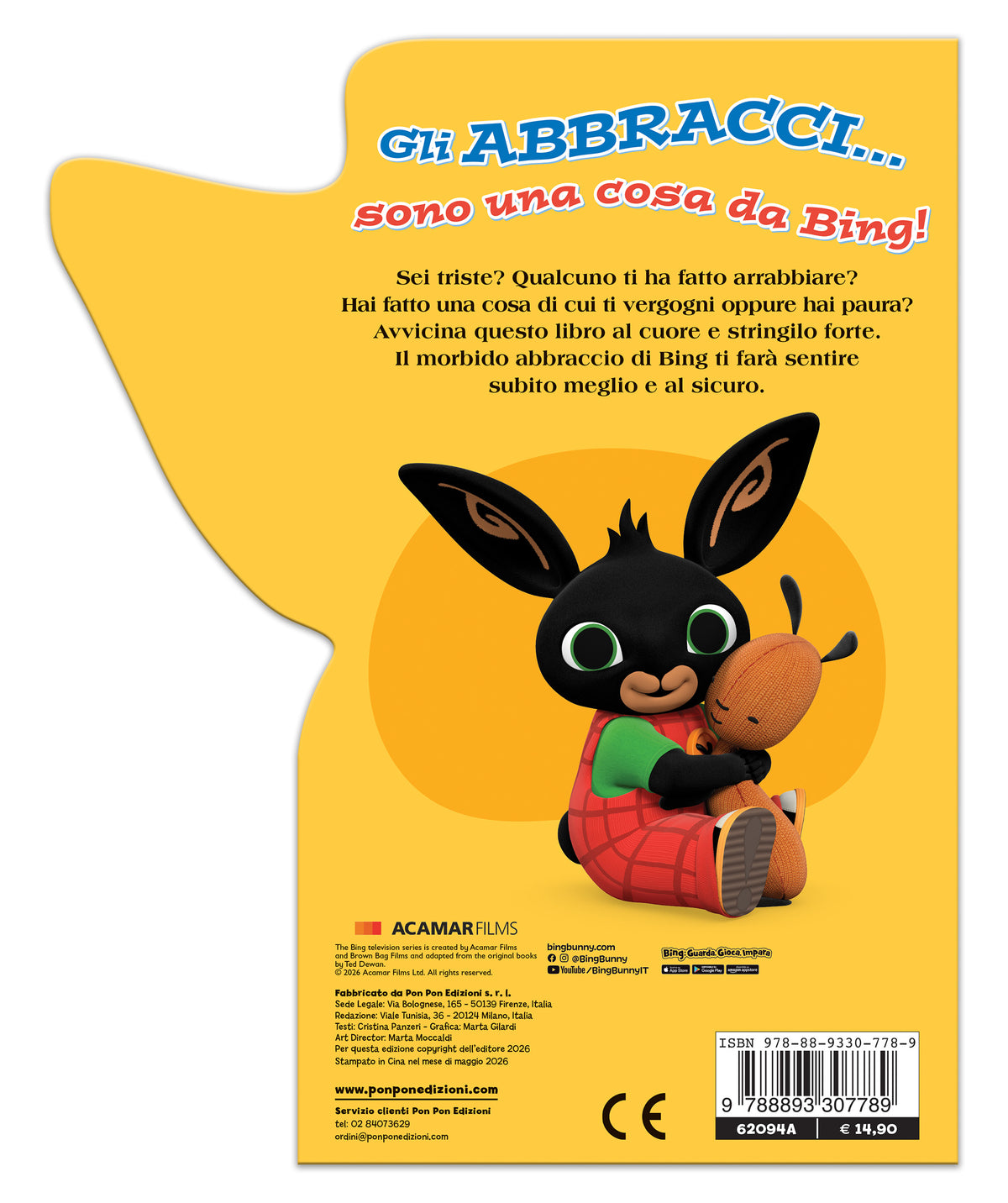 Bing. Libro abbraccio. Grandi abbracci