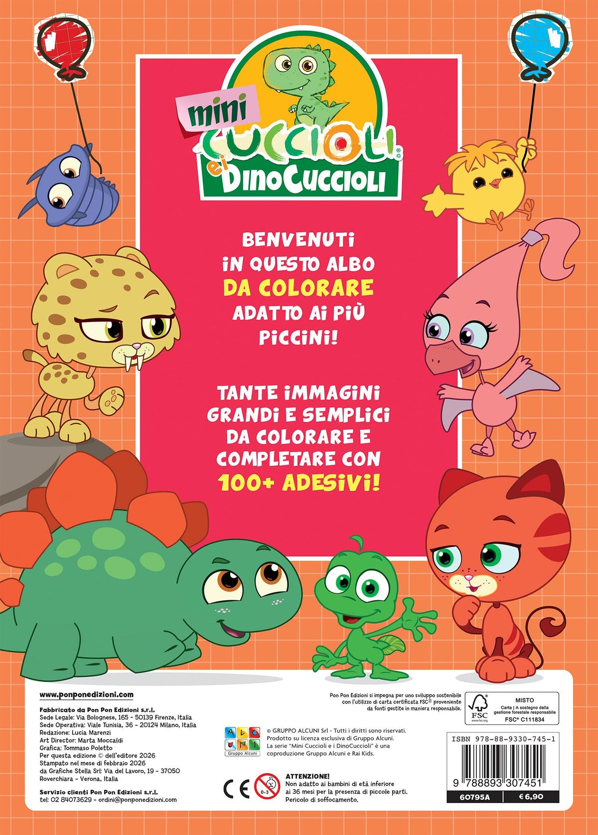 Mini Cuccioli e i DinoCuccioli. Il mio primo libro da colorare