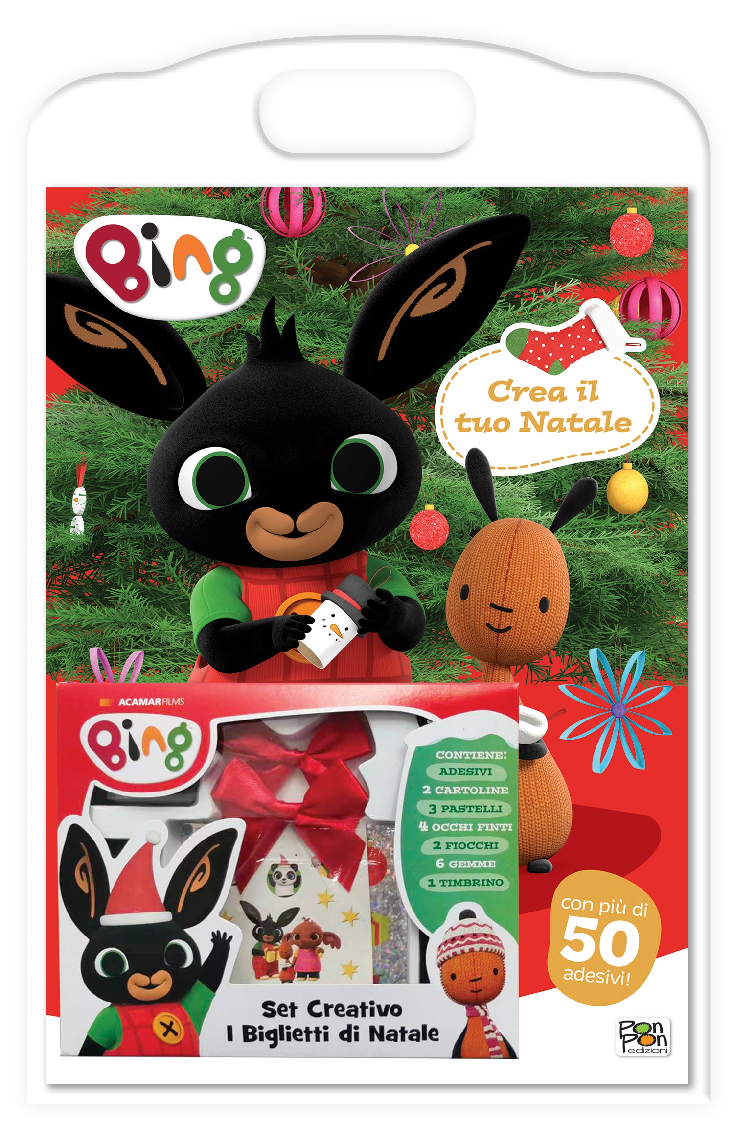 Bing. Activity con gadget. Crea il tuo Natale + Set creativo i biglietti di Natale