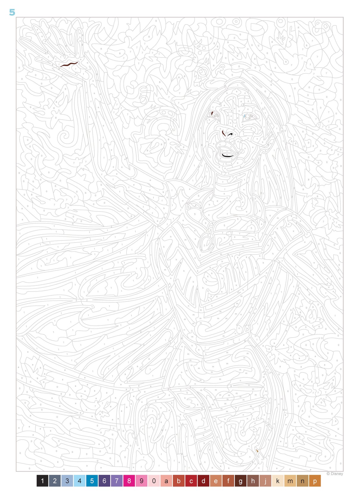 PRINCIPESSE Colori Misteriosi Disney Princess. Arteterapia Libro da colorare per adulti