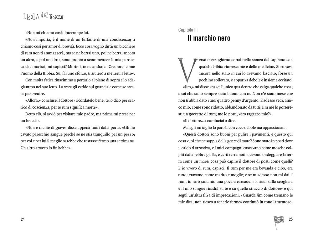 L'Isola del Tesoro. Tradotto da Libero Bigiaretti