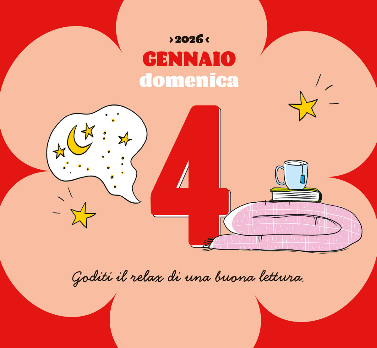 CALENDARIO PENSA POSITIVO 2026 da tavolo (13,8 X 12,7 cm)