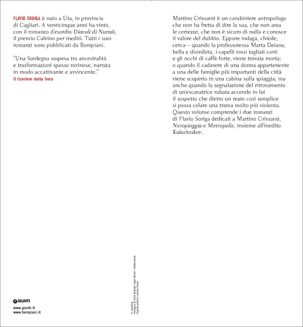 Sardinia noir. Tre casi per Martino Crissanti