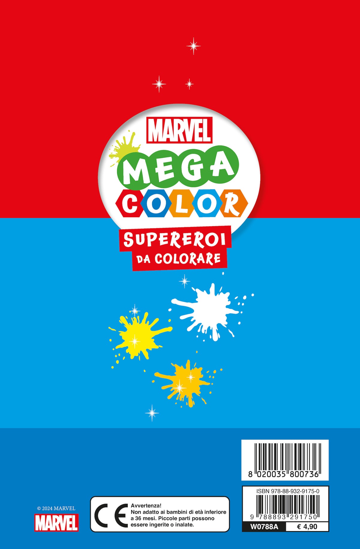 Mega color Marvel Supereroi da colorare