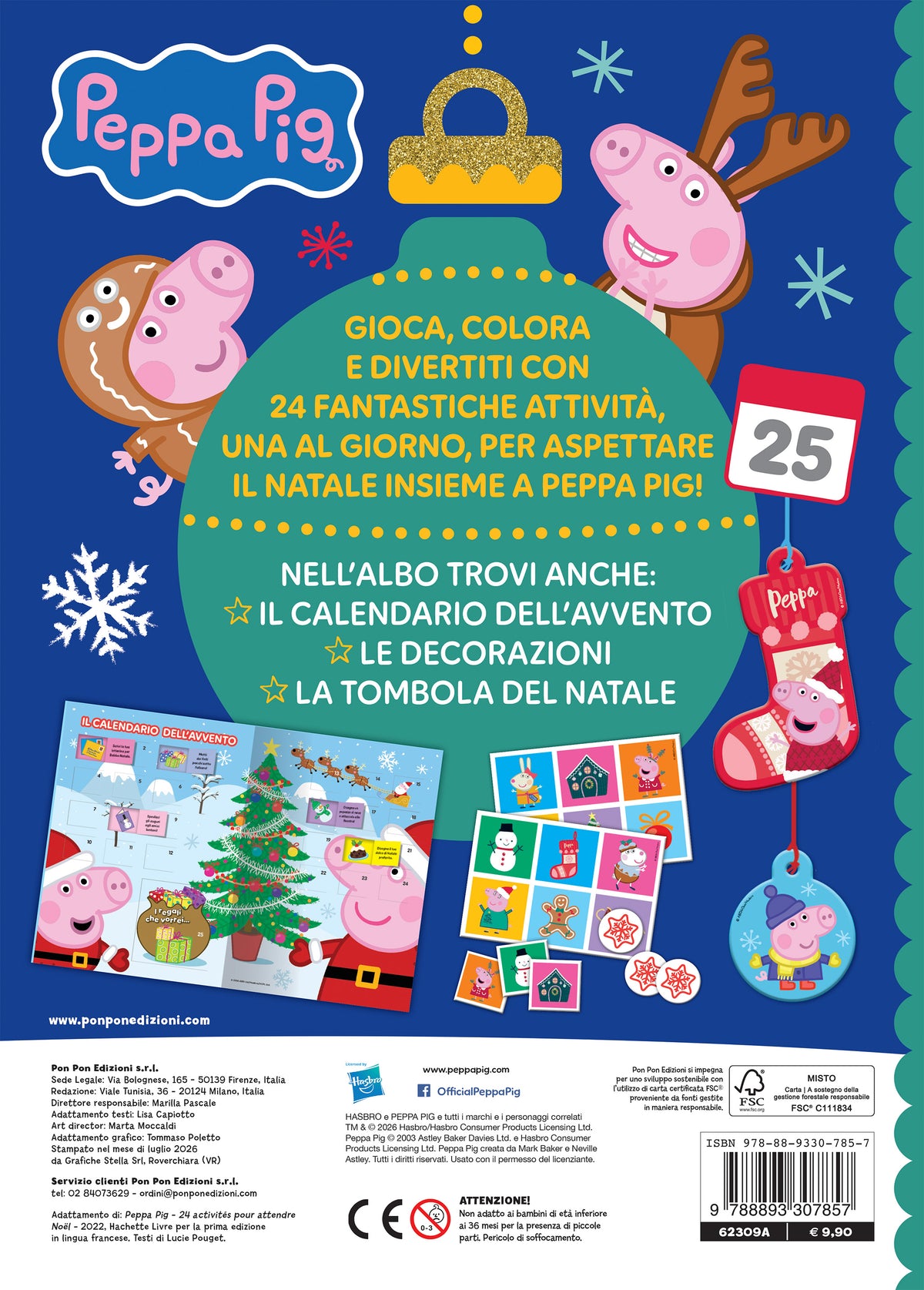 Peppa Pig. Activity book. 24 attività per aspettare il Natale