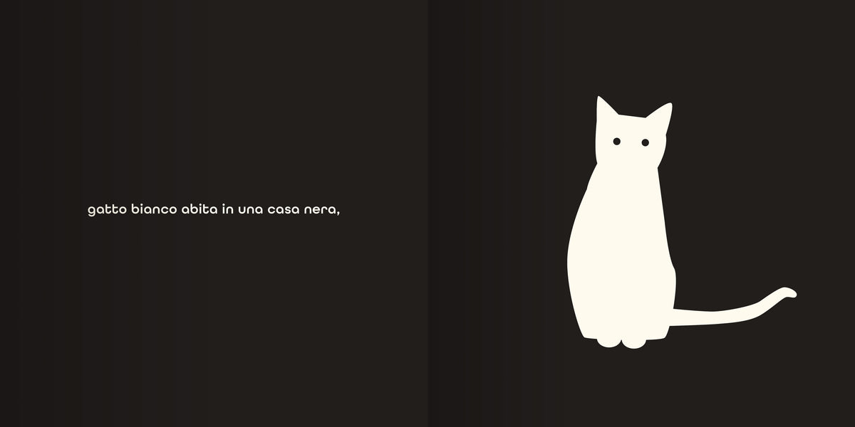 Gatto nero gatto bianco