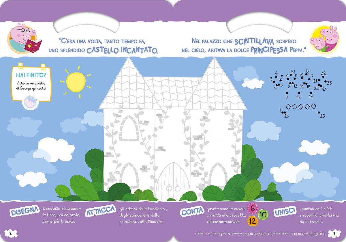 Peppa Pig. Activity con gadget. Nel mondo delle fiabe + playset vestitini