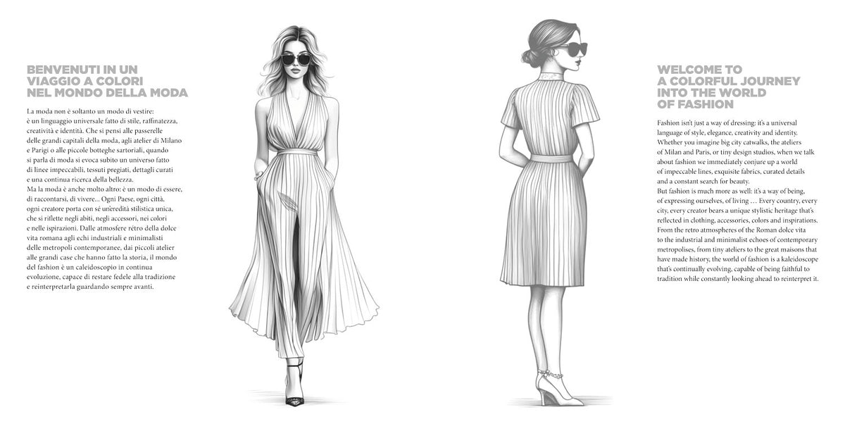I LOVE FASHION. COLORING BOOK. Coloring book