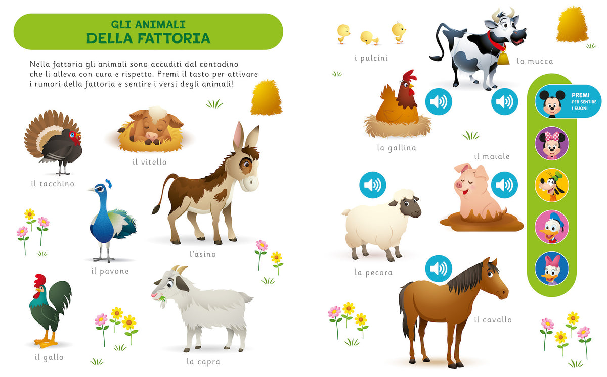 50 suoni Premi e ascolta Gli animali che versi fanno?