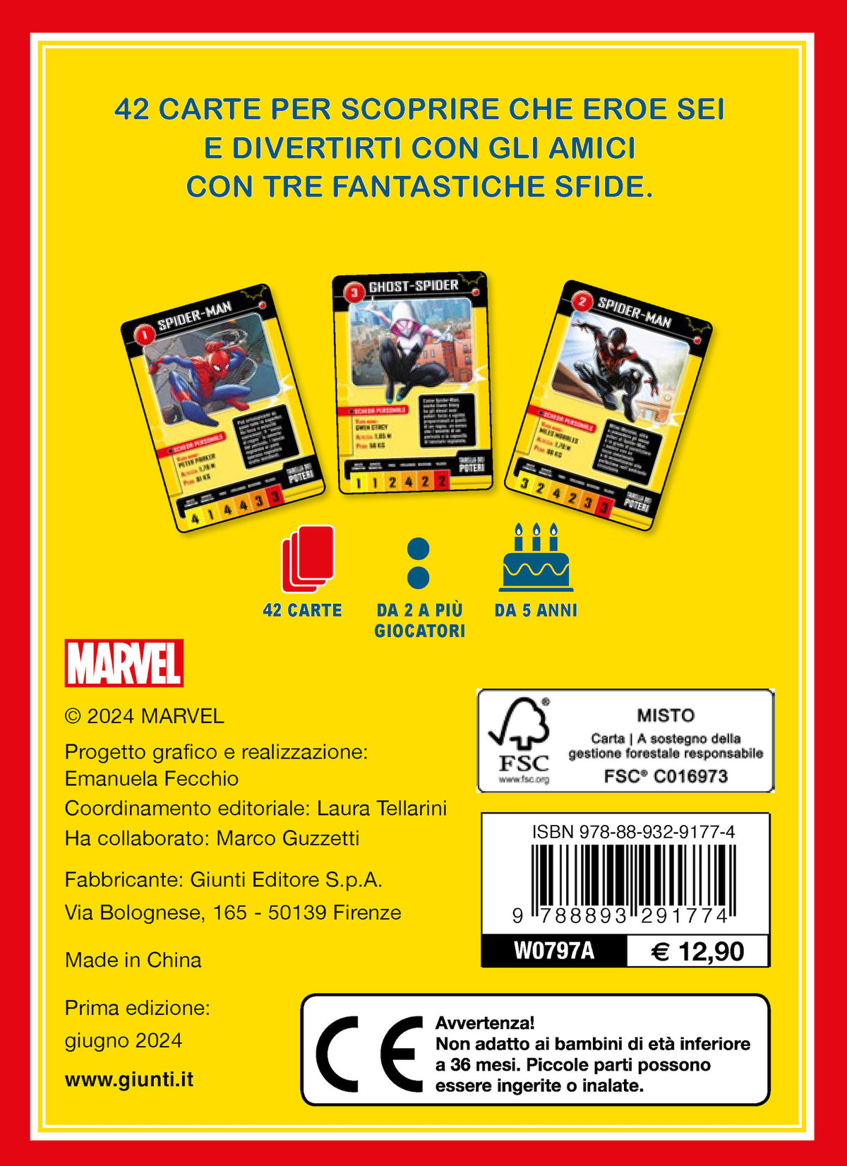 Chi sono? Marvel. 42 carte - 1 libro
