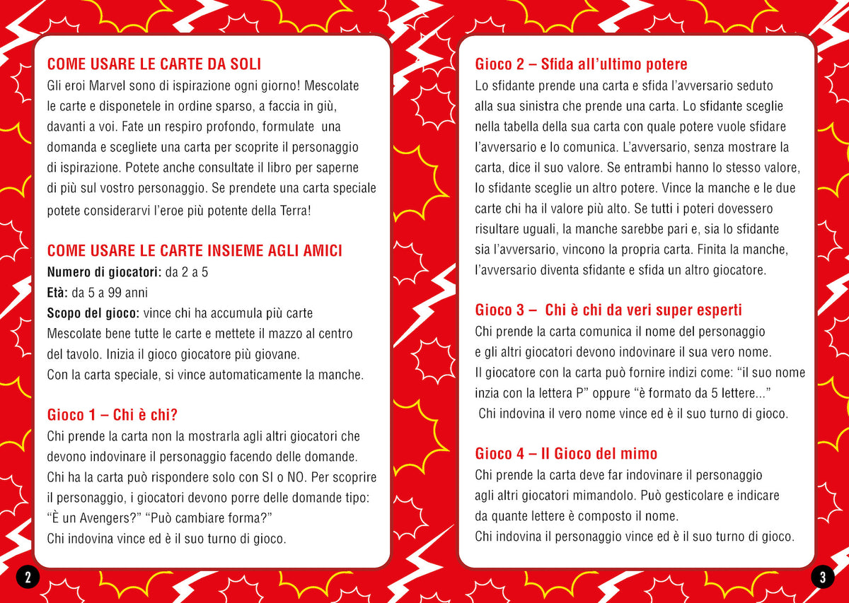 Chi sono? Marvel. 42 carte - 1 libro
