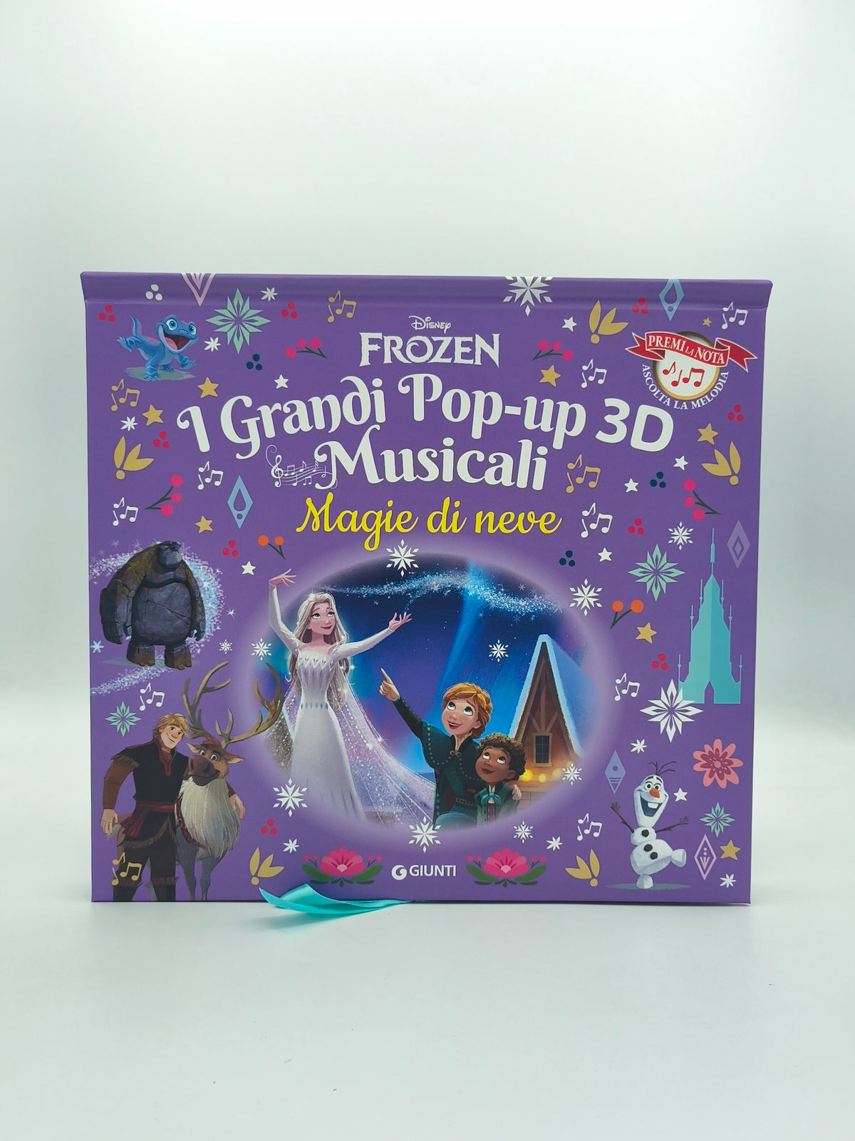 Frozen Magie di neve. I Grandi Pop-up 3d musicali. Premi la nota. Ascolta la melodia