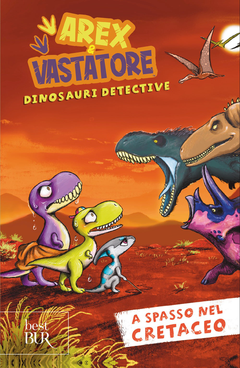A spasso nel cretaceo. Arex e Vastatore, dinosauri detective