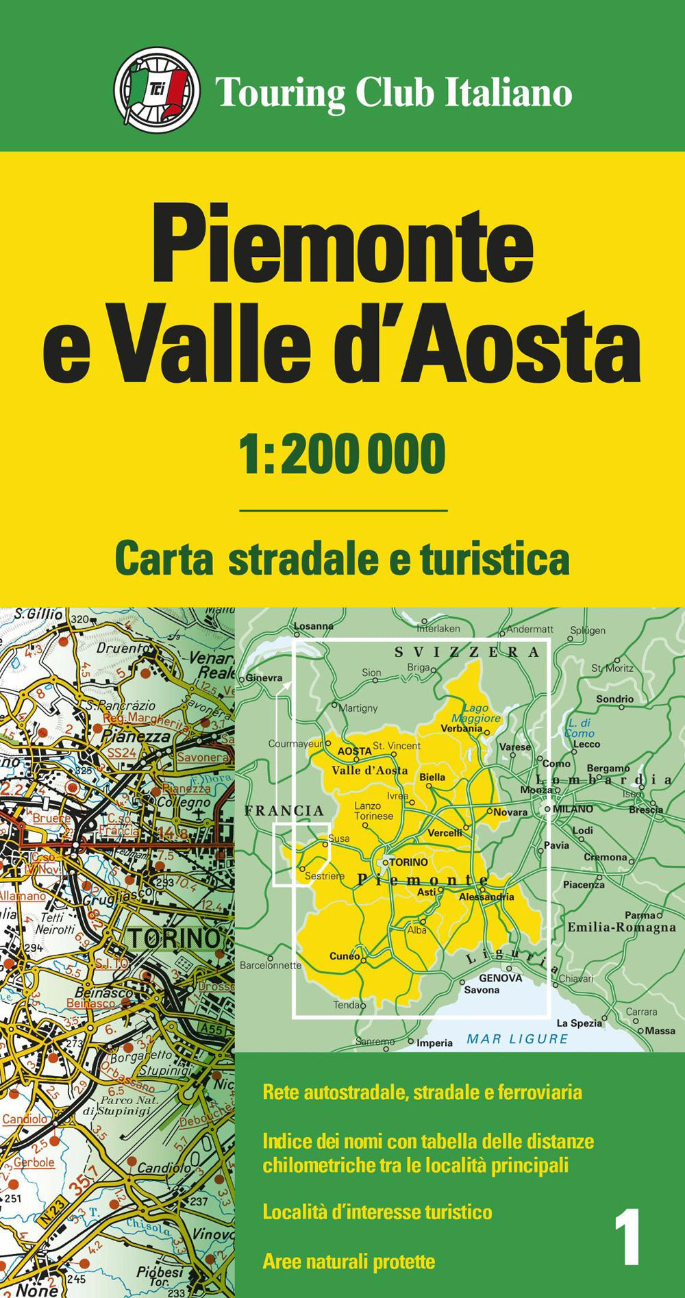 Piemonte e Valle d'Aosta 1:200.000