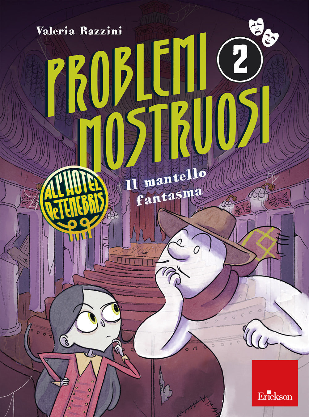Il mantello fantasma. Problemi mostruosi all'hotel De Tenebris. Con mappa degli ambienti da esplorare e griglia dei sospettati. Con 2 tavole pitagoriche. Con Adesivi. Con Segnalibro. Vol. 2