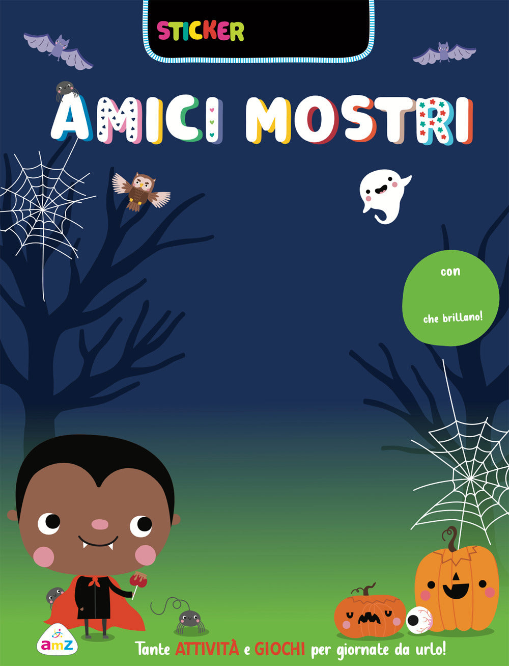 Amici mostri! Sticker luccicosi