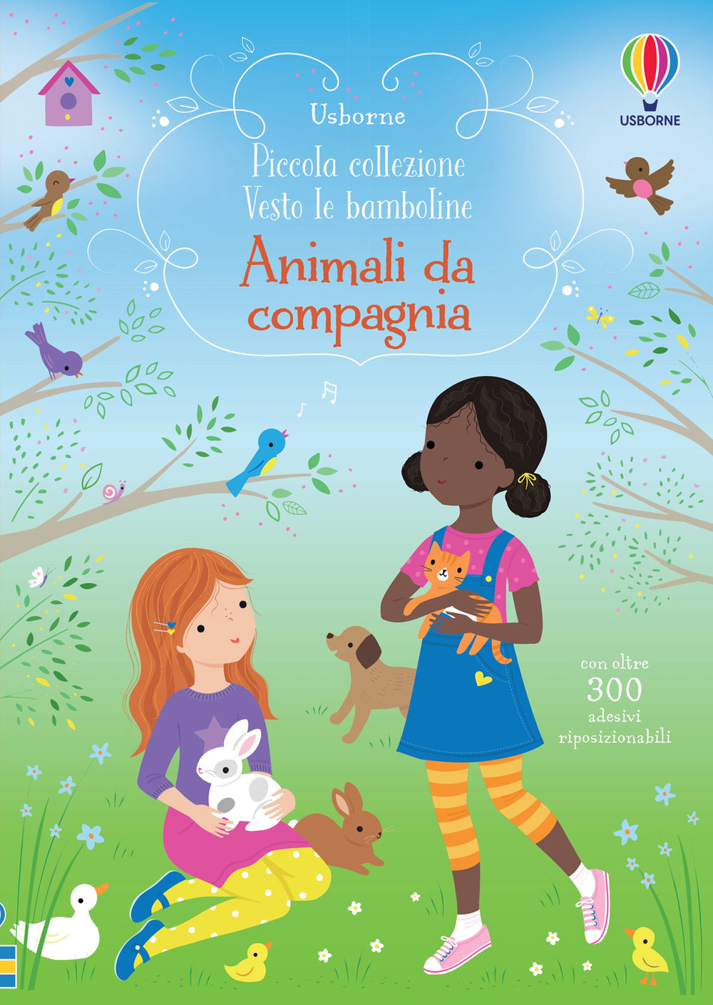 Animali da compagnia. Piccola collezione. Vesto le bamboline. Con adesivi. Ediz. a colori.
