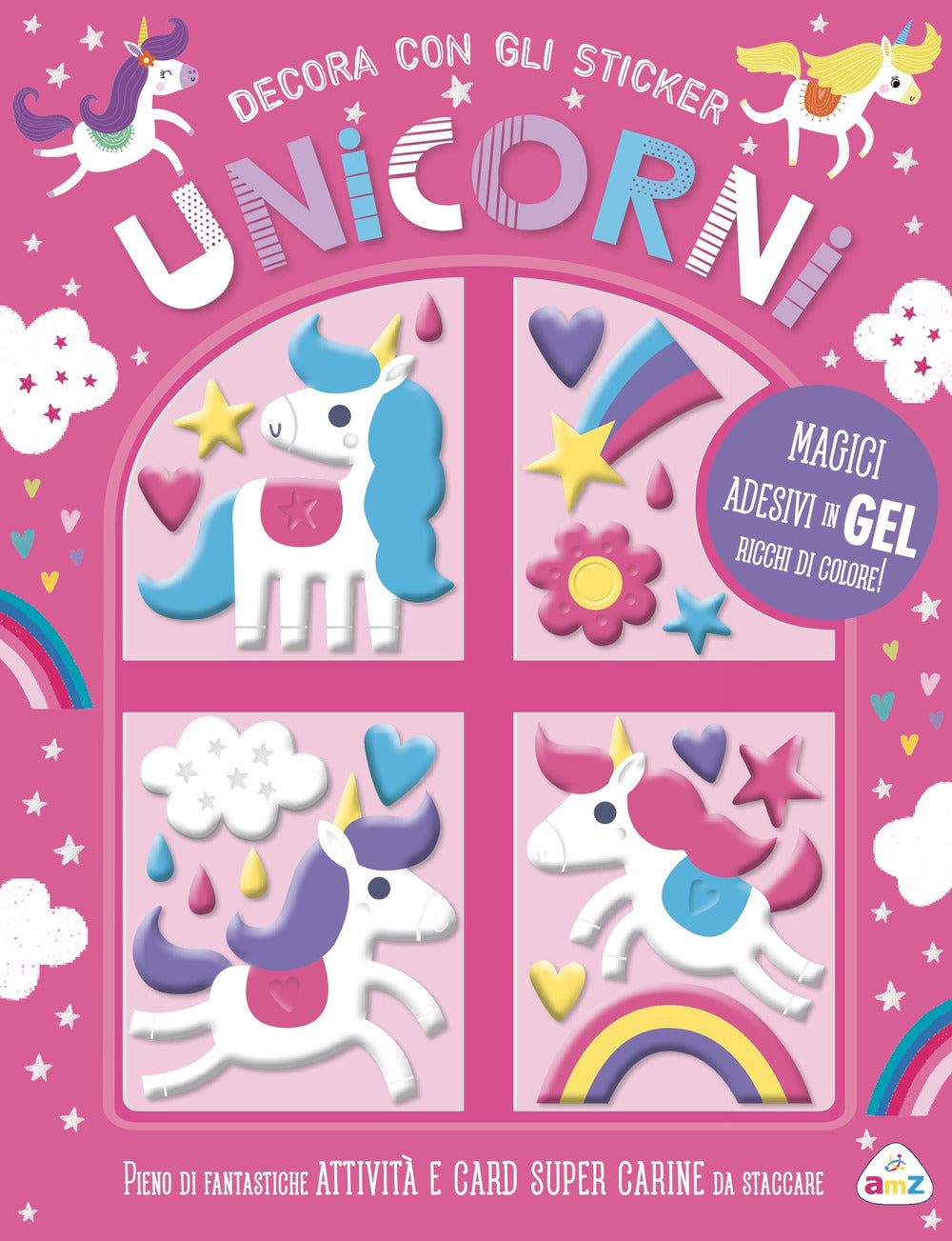Unicorni. Decora con gli sticker. Ediz. a colori.