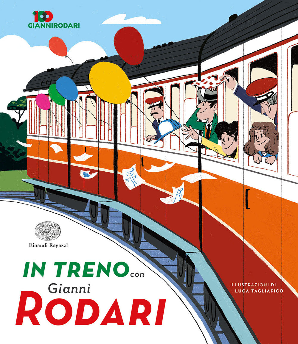 In treno con Gianni Rodari.