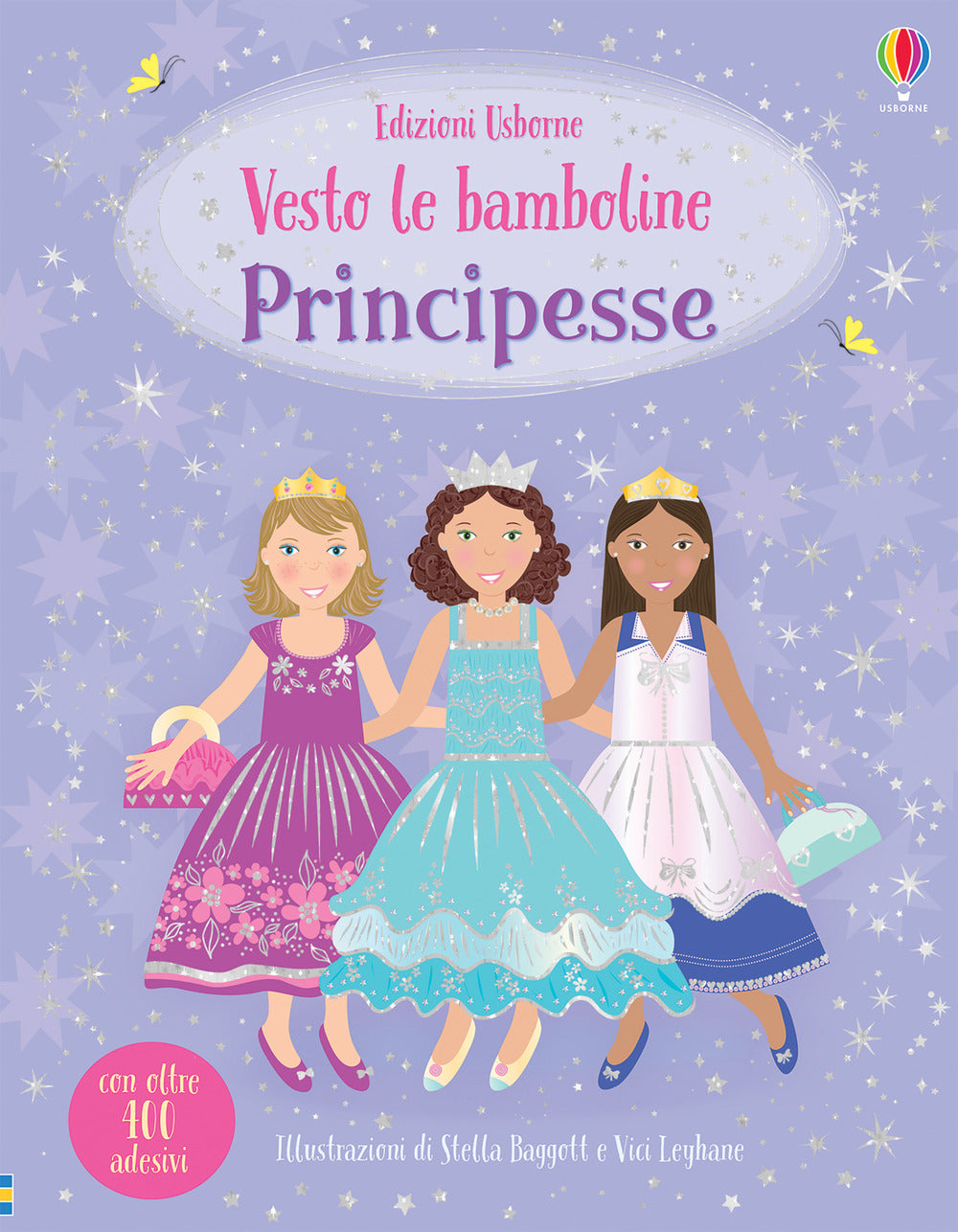 Principesse. Vesto le bamboline. Con adesivi. Ediz. a colori.