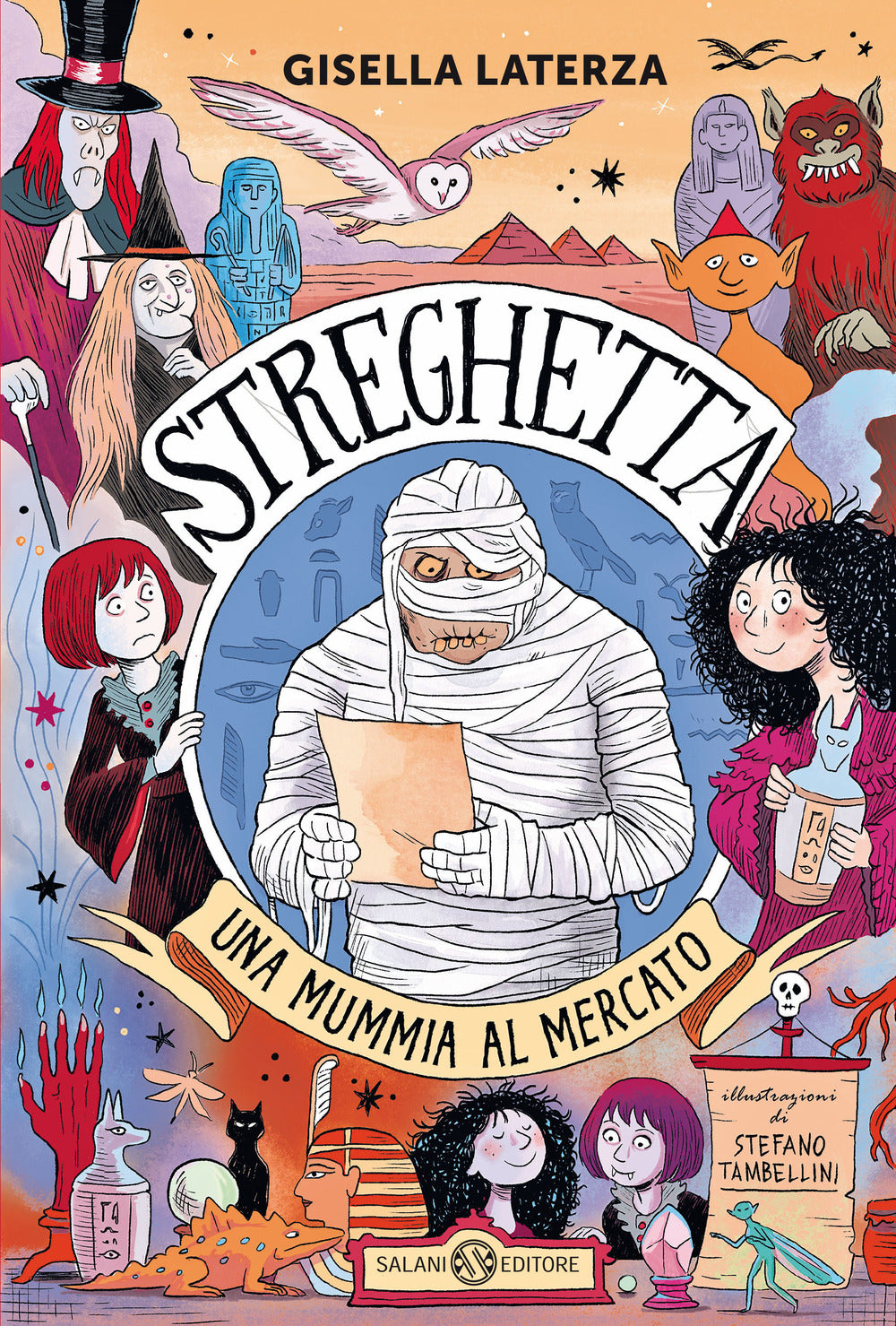 Una mummia al mercato. Streghetta.