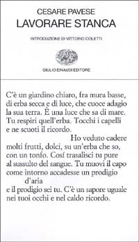 Lavorare stanca.